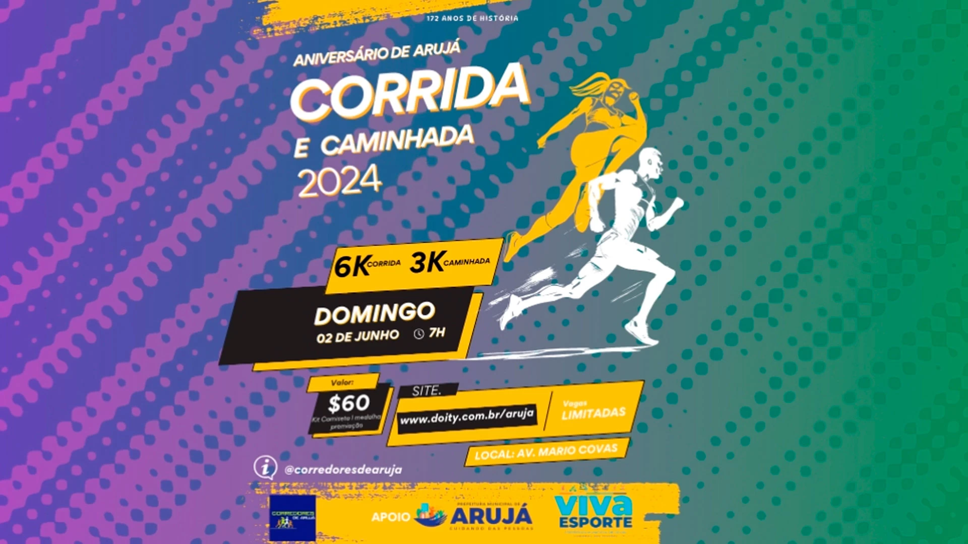 Corrida e Caminhada Aniversário de Arujá