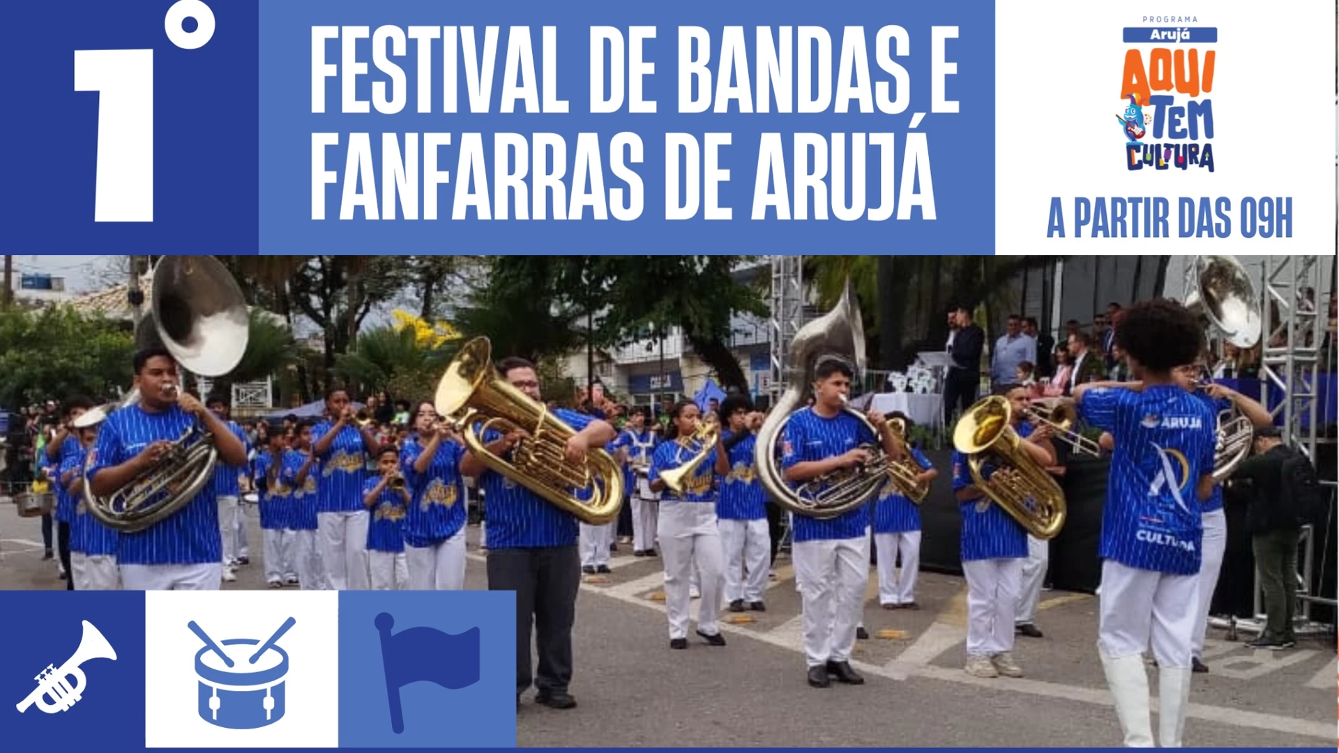 1º Festival de Bandas e Fanfarras