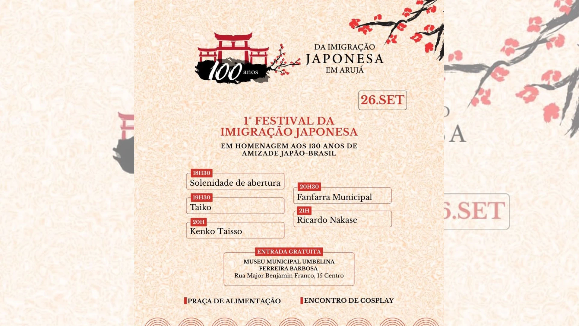 1º Festival de Imigração Japonesa