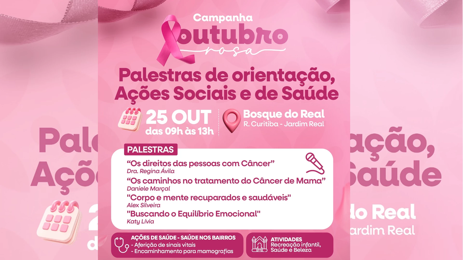 Ação do Outubro Rosa