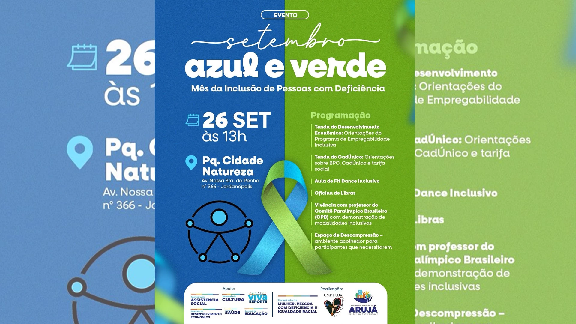 Evento Setembro Azul e Verde